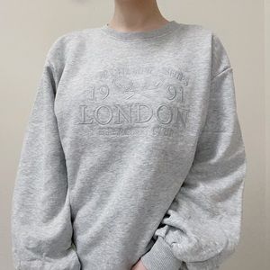 1991 london tennis club crewneck